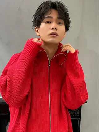 ショート メンズ 艶カラー/フェイス レイヤー/たむのヘアスタイル