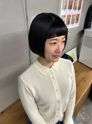 ショート カラー BRUNTJET所属・MAEDA MADOKAのヘアスタイル