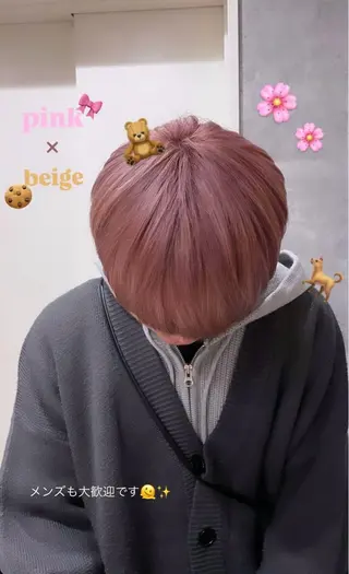 カラー _WHITE 栄店所属・ナル⚠️ご予約 インスタのDMへ‼️のヘアスタイル