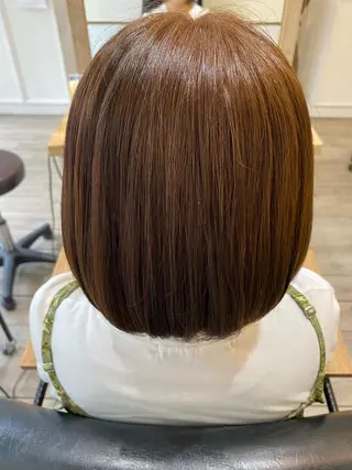 ショート カラー kanon♡ 暖色カラー‎🤍のヘアスタイル