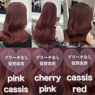 セミロング カラー ヘアアレンジ 🎀Girly艶髪カ ラー🎀Harukaのヘアスタイル