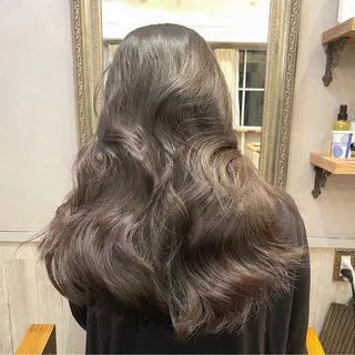 セミロング カラー SALOWIN 新宿三丁目EAST所属・韓国レイヤー🇰🇷 layercut✂️のヘアスタイル