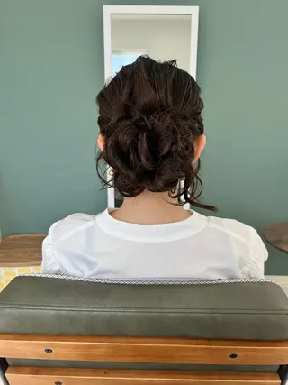 セミロング ヘアアレンジ M.arc 【マーキ】のヘアスタイル