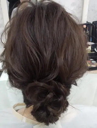ミディアム ヘアアレンジ Rarely  beautyのヘアスタイル