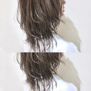 ミディアム カラー パーマ ヘアアレンジ 【ツヤ髪美容師】 ツダケイスケのヘアスタイル