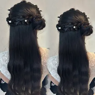 ヘアアレンジ 🍒るい🍒ブリーチ モデル様募集中🌟のヘアスタイル