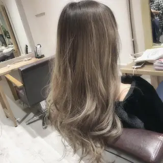 ロング カラー パーマ ヘアアレンジ filo byFeria渋谷所属・縮毛矯正/美髪 髪質改善/石田幸輔のヘアスタイル