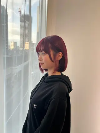 ショート カラー 髪質改善／艶髪／ タカハシ セリナのヘアスタイル