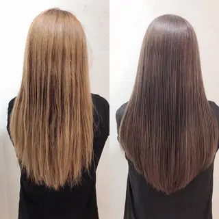 ロング カラー パーマ ヘアアレンジ 髪質改善専門店 エイジングケアのヘアスタイル