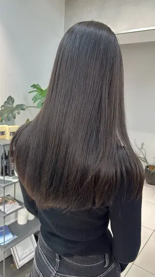 セミロング ナチュラル×色気パ ーマ 渋谷/マナミのヘアスタイル