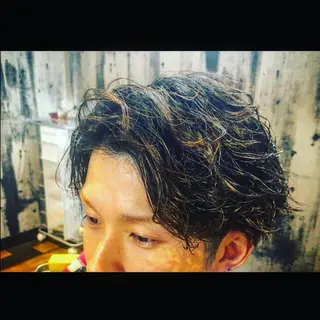 ミディアム メンズ 💈大人の渋髪💈 店長　大橋侑弥のヘアスタイル