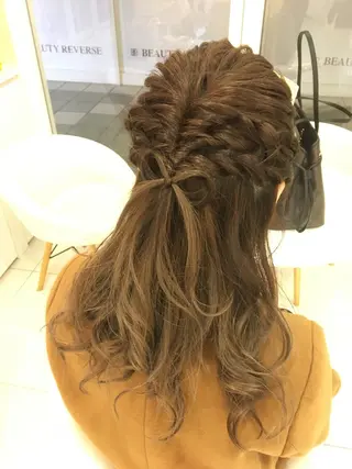 セミロング 髪質改善 頭身浴/ 中田のヘアスタイル