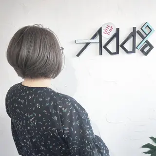 ショート カラー ヘアアレンジ Add9 柳田健登のヘアスタイル