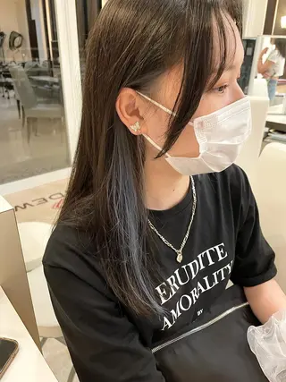 ミディアム 武田 清久のヘアスタイル