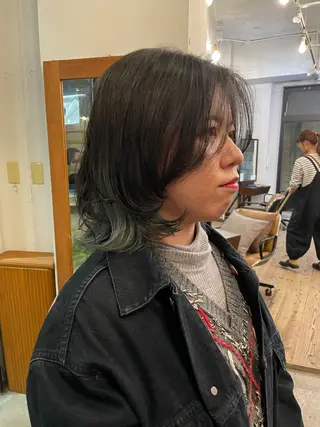 ミディアム 🍁ロングニュアンス パーマ🍁陸来のヘアスタイル