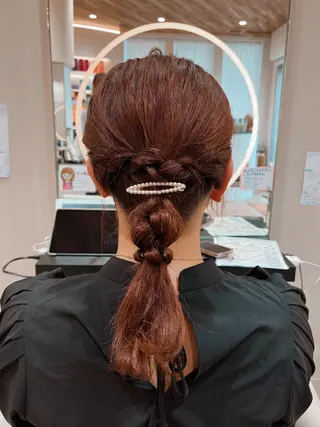 ヘアアレンジ 透明感カラー🫧/ アレンジ/ayanoのヘアスタイル