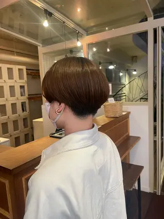 ショート カラー メイクス表参道所属・ショート/ボブ 矢野湧也のヘアスタイル