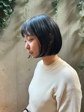 ショート カラー ボブ/ショート 吉田竣のヘアスタイル