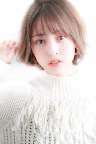 セミロング カラー マツエク・マツパ 横浜Bob美容師🤎 ERINAのヘアスタイル