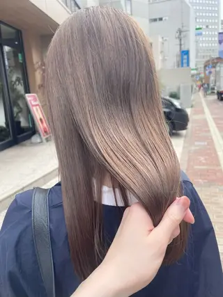 セミロング カラー 佐藤 魁人のヘアスタイル