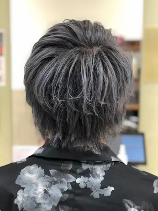 ショート カラー メンズ 井上 武輝のヘアスタイル