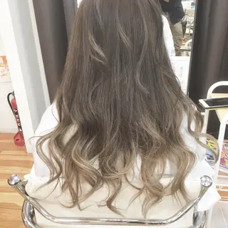 ロング カラー 髪質改善/縮毛矯正 高嶋のヘアスタイル