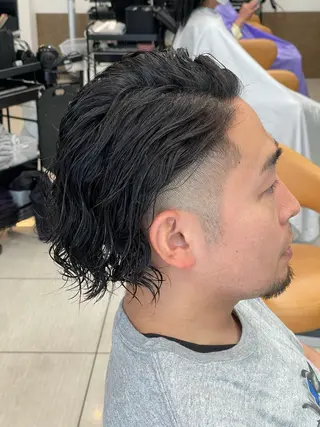 ショート パーマ SOYON西大寺店所属・ダブルカラー/ 髪質改善💎安藤のヘアスタイル