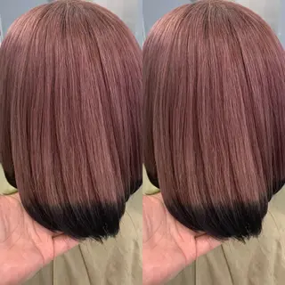 ミディアム ブリーチ無しカラー✨ 美鈴のヘアスタイル