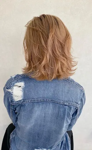 ミディアム カラー 髪質改善 ヒデのヘアスタイル