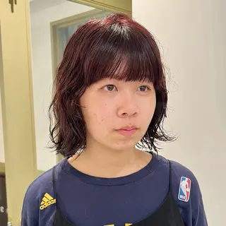 ミディアム パーマ メンズカット /パーマ🍀田畑玖音のヘアスタイル