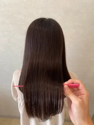 ロング 川元 雄貴のヘアスタイル