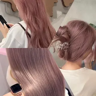 ロング ナナ♡レイヤーカット ♡似合わせカラーのヘアスタイル