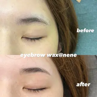 アイブロウ 垢抜け美眉wax 肌質改善🤍Neneの眉毛・アイブロウイメージ