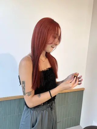 ロング カラー レイヤー/透明感 カラー🌿KANTAのヘアスタイル