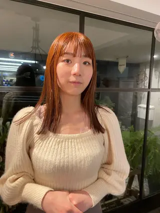 ロング カラー ツタ　TUTA 高円寺所属・ｔｏ ｋｉのヘアスタイル