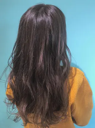 ロング カラー パーマ さかい なつみのヘアスタイル