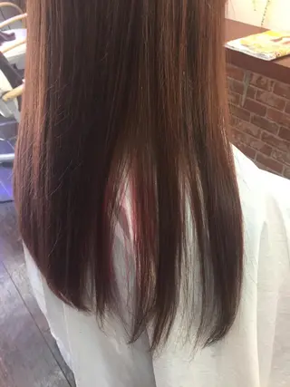 ロング カラー 桧山 真のヘアスタイル