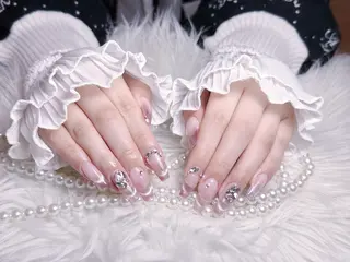 ネイル ☁️Minmin Tsuki💙🩵のネイルデザイン