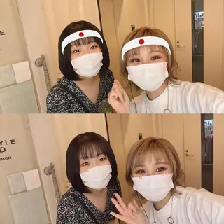 ショート カラー メンズ キッズ ✂︎ショート、ボブ、 レイヤー🩵YUMIのヘアスタイル