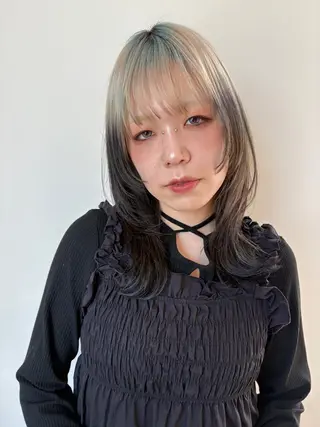 ミディアム いりえ しゃけのヘアスタイル