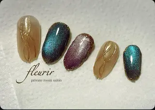 ネイル フルリール 【プライベートサロンのネイルデザイン