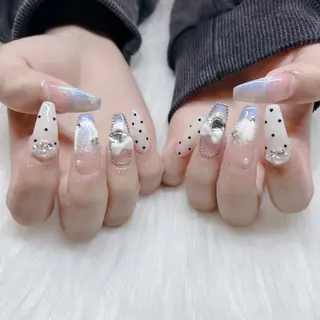 ロング HANA うるののネイルデザイン