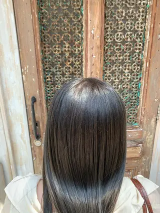 セミロング カラー パーマ ヘアアレンジ Sia中野新橋 『JUNYA』のヘアスタイル