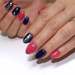 ミディアム ネイル Baku Nailsのネイルデザイン