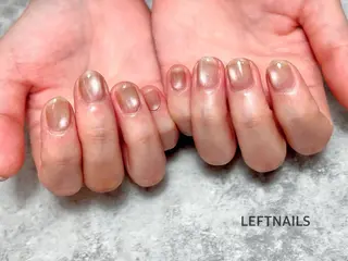 ネイル LEFTNAILS フィルインニュアンスのネイルデザイン
