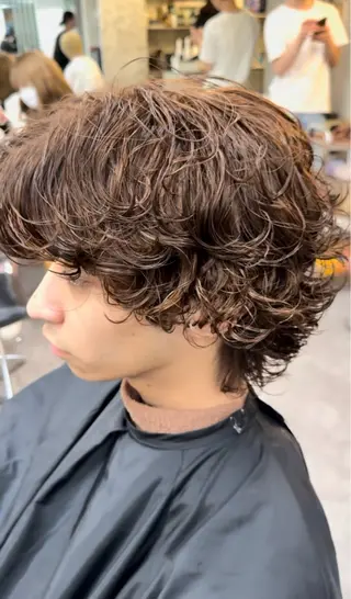 ミディアム fifth 山本慎人のヘアスタイル