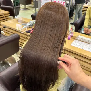 セミロング カラー 縮毛矯正/レイヤー /カラー🎀おぐりンのヘアスタイル