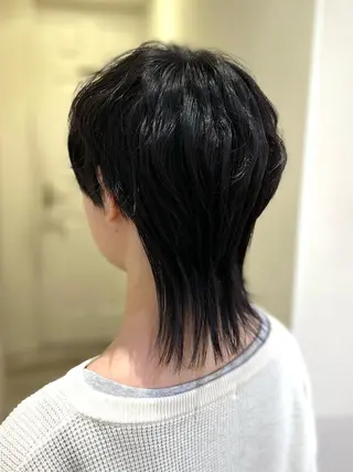 ショート 💙mai🫧 縮毛矯正・ハイライトのヘアスタイル