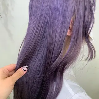 ロング 韓国ハイトーン🦋 hikariのヘアスタイル