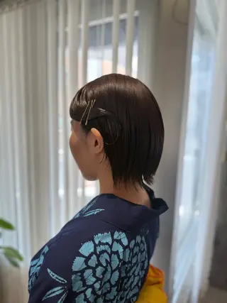 ヘアアレンジ 🦋Misaki🦋 メンズパーマ/着付けのヘアスタイル